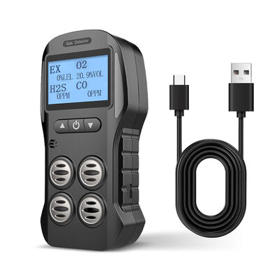 ODM Draagbare Multigas Detector Monitor Realtime Display CO 200PPM H2S 10PPM