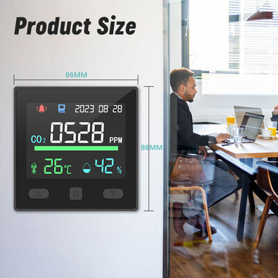 Goede prijs. 12V CO2-meter voor binnenshuis, temperatuur, luchtvochtigheid, wifi-luchtkwaliteitsmonitor online