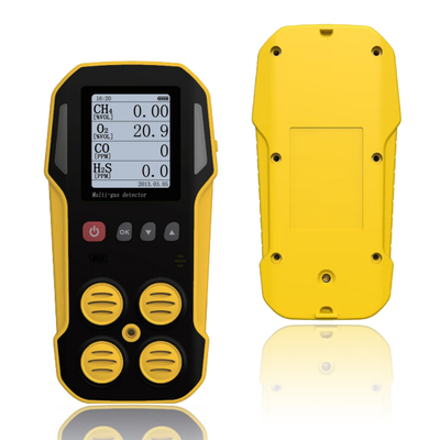 Goede prijs. 4-in-1 multi-gasdetector CH4 CO H2S O2 Hoogprecisie multi-gasdetector sensor met alarminstellingen online