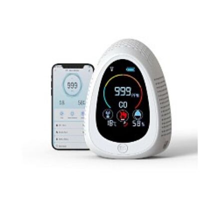 Goede prijs. GZAIR PT03 Smart WiFi Carbon Monoxide Detector - 4-in-1 CO/Rook/Temperatuur/Vochtigheidsmonitor met Tuya APP, UL217/UL2034 Gecertificeerd voor thuis-/industriële gebruik online