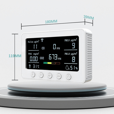 OEM Smart Air Quality Monitor Co2 IAQ Monitoring Equipment 5V 2A