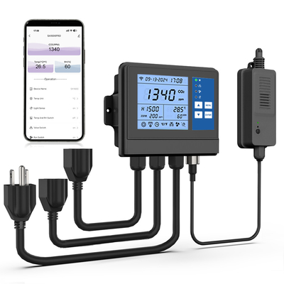 Good price Smart NDIR Sensor Greenhouse Controllers CO2 Regulator Monitor Voor het planten van de groeiende online