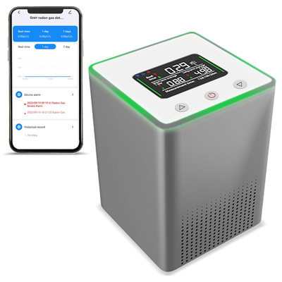 Good price 2.4GHz Wi-Fi Smart Radon Detector Sensor voor Home App Alerts online