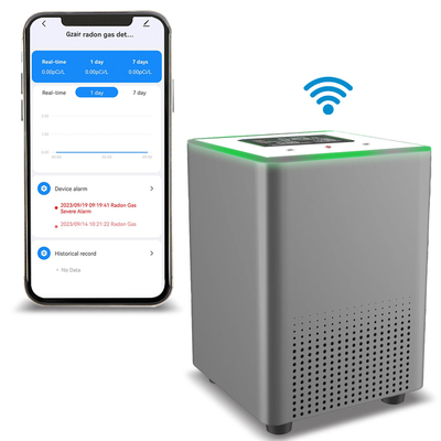 Good price 12V Home Smart Radon Monitor Detector Pulse Ion Chamer Sensor online