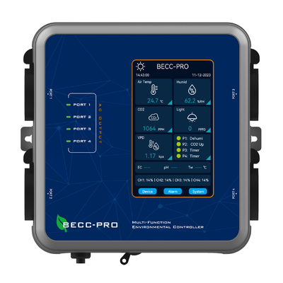 Good price CO2-temperatuurvochtigheid Treibhausvochtigheidscontroleur 240V 800x480 LCD-display online