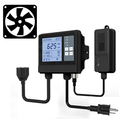 Good price OEM PPM CO2 Greenhouse Climate Controller voor het planten van tenten Direct Exhaust Fan online