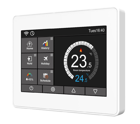Good price Intelligente thermostaat voor fossiele brandstoffen met wifi-besturing, programmeerbaar, IP20-kwaliteit online