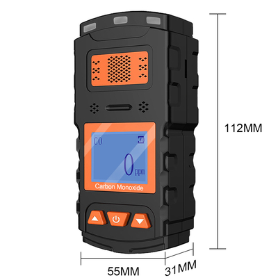 Handheld CO Travel Carbon Monoxide Detector met oplaadbare batterij ODM