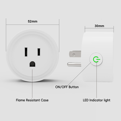 Good price Schoolhuis Alexa Google Wifi Smart Plug 220v 300g Wit OEM online