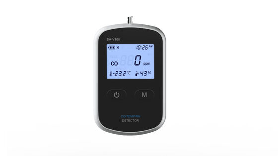 Draagbare Oplaadbare CO-alarm - Slimme Camping Essentieel Koolmonoxide Detector met RV & Temp Monitor