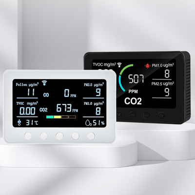 Mobile Sync Smart Air Quality Monitor CO2 Pollen IAQ Monitoring Apparaten