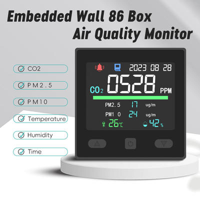 Good price CO2 IAQ Air Quality Monitor Wifi Temperature Detector 12V 2,8 inch TFT Display online