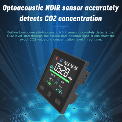 Good price Tuya Smart Indoor CO2 Meter Voc Air Quality Monitor Detectie Thermostaat online