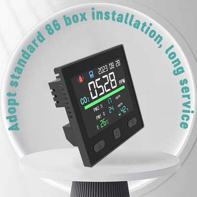 Good price Home Slimme CO2 PM2.5 Formaldehyde Slimme luchtkwaliteitsmonitor binnen online