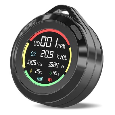 Good price 6in1 mini draagbare koolmonoxidalarm co gasdetector analysator ODM online