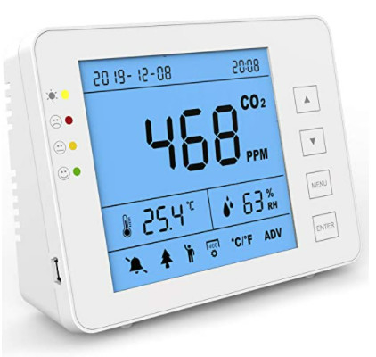 Good price 20 ppm Indoor CO2 Meter Data Logger Smart Home Luchtkwaliteitsmonitor online