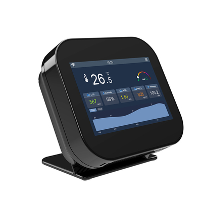 Good price IP21 Gekwalificeerd CO2 Wifi Smart Air Quality Monitor Naadloos Hoog nauwkeurig online