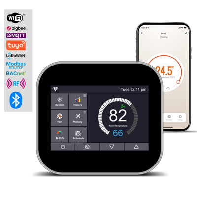 CE/FCC gecertificeerd Tuya Smart WiFi Thermostat Draadloos programmeerbare controller voor HVAC vloerverwarmingssystemen Huishoudelijk commercieel gebruik