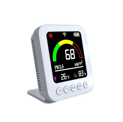 Goede prijs. All-in-One Handheld Air Quality Monitor TFZN-ZG - Formaldehyde/PM2.5/TVOC/Temp Humidity Tester online