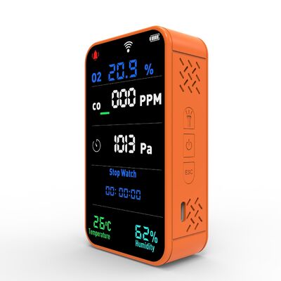 Goede prijs. Oplaadbare 7-in-1 WiFi Multi Gas Monitor O2 CO met elektrochemische sensor online