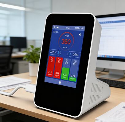 Goede prijs. WiFi Bluetooth Air Quality Monitor 1800 - 7-in-1 Multi-Gas Detector met 3,5 inch kleuren touchscreen online