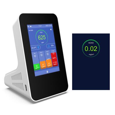 Goede prijs. SA1800 Binnenluchtkwaliteit Detector - Hoge Precisie HCHO & TVOC Meter met CO Alarm, Giftig Gas Monitor voor Nieuw Huis & Babykamer online