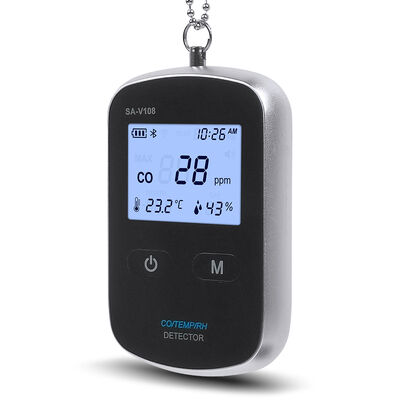 OEM WiFi Draagbaar Koolmonoxide Alarm, 2.4 GHz Real-time Monitoring