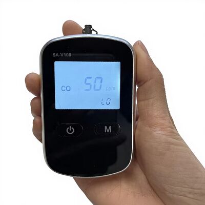 Draagbare koolmonoxide-detector - Hoge precisie handheld CO-monitor met LCD-scherm, geluid en licht alarm voor thuis, reizen en camping veiligheid